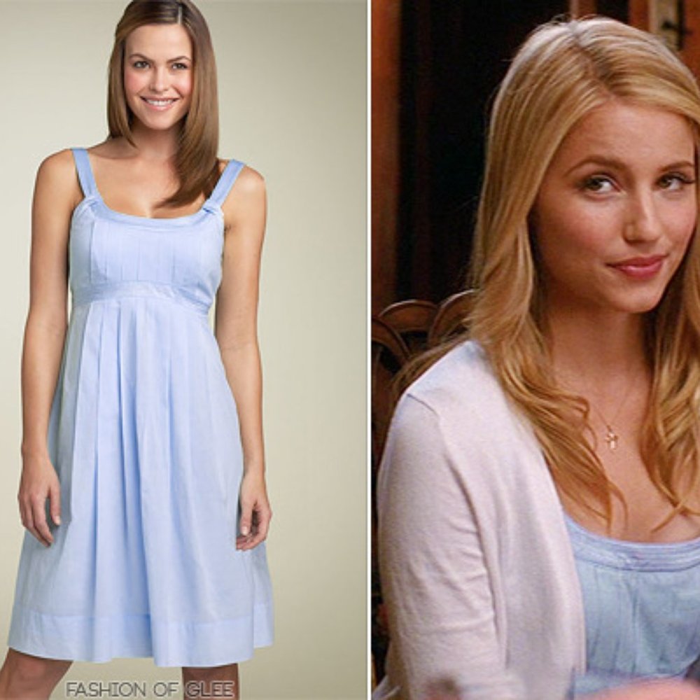 ISO: Calvin Klein Pleated Sundress-Blue